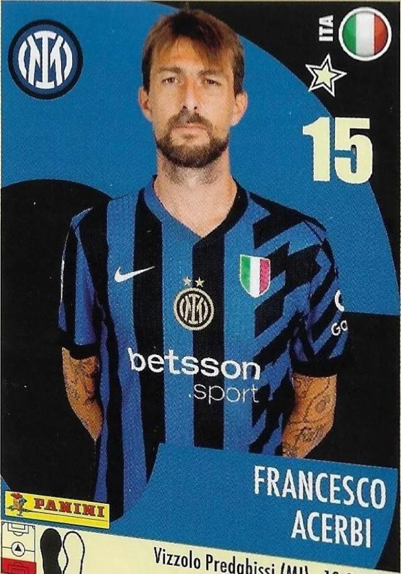 Francesco Acerbi 2024 Panini Calciatori Stickers