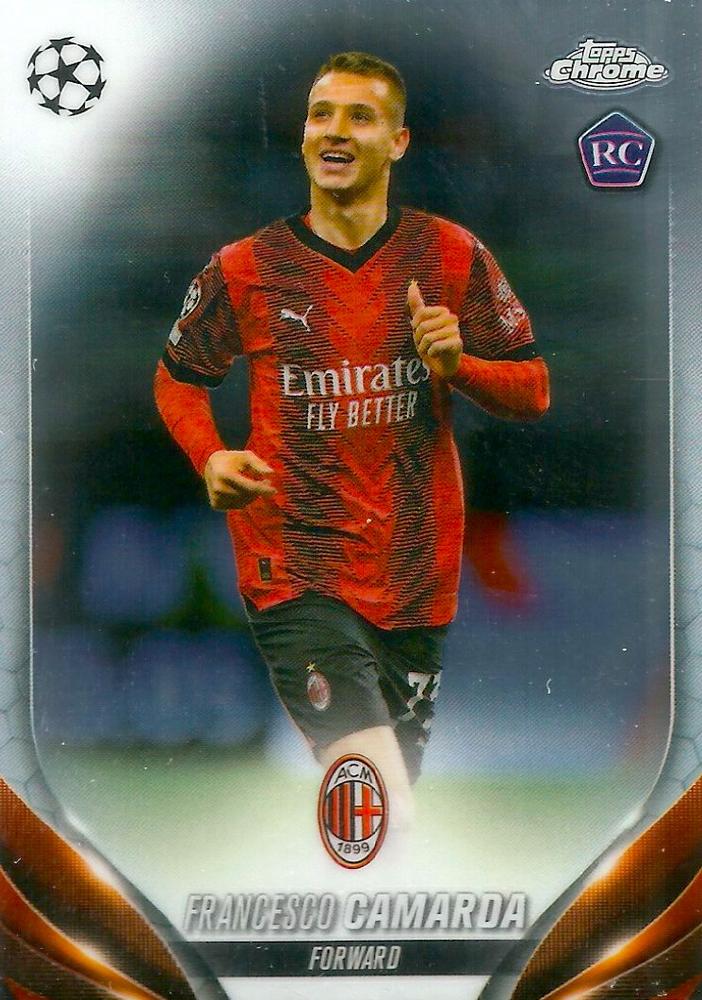 Francesco Camarda 2023 Topps Chrome UEFA Club Competitions