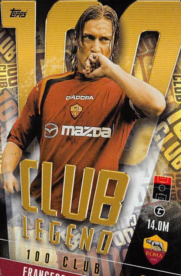 Francesco Totti 2023 Topps Match Attax UEFA Club Competitions Extra