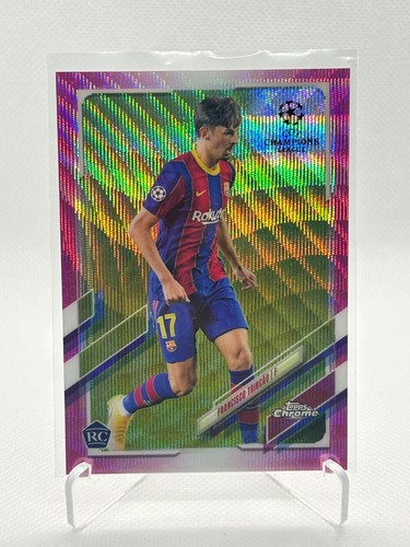 Francisco Trincao 2021 Topps Chrome Pink X-fractor