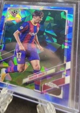 Francisco Trincao 2020 Topps Chrome UEFA Sapphire
