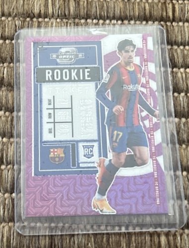 Francisco Trincao 2021 Panini Chronicles Purple Mojo
