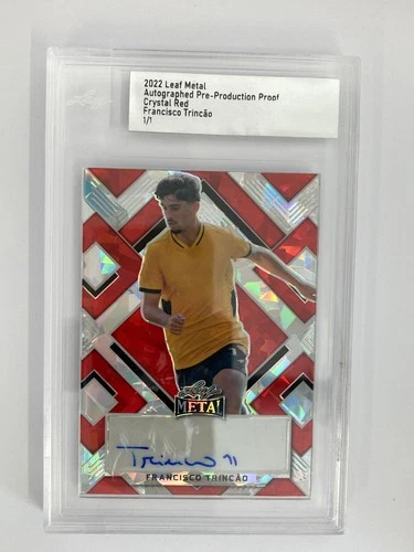 Francisco Trincao 2021 Leaf Metal Soccer 1/1