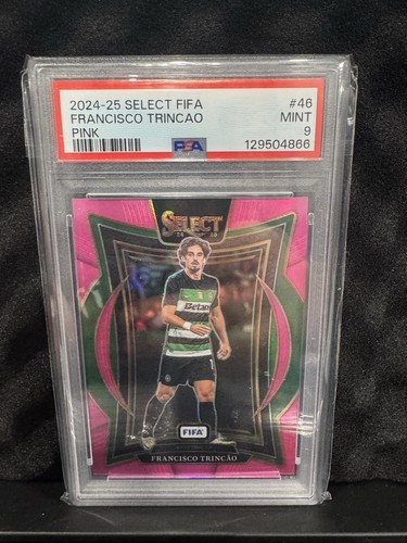 Francisco Trincao 2024 Panini Select FIFA Pink Prizm /59