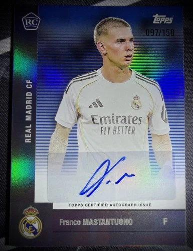 Franco Mastantuono 2025 Topps Team Set Blue /150