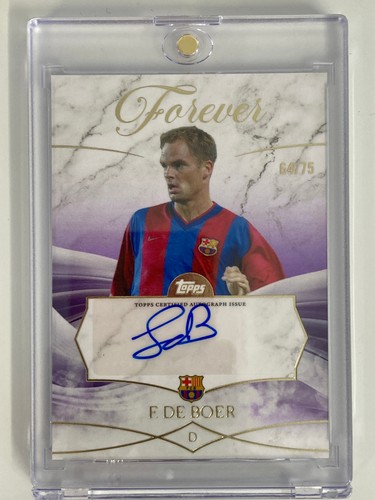 Frank de Boer 2025 Topps Barcelona Forever /75