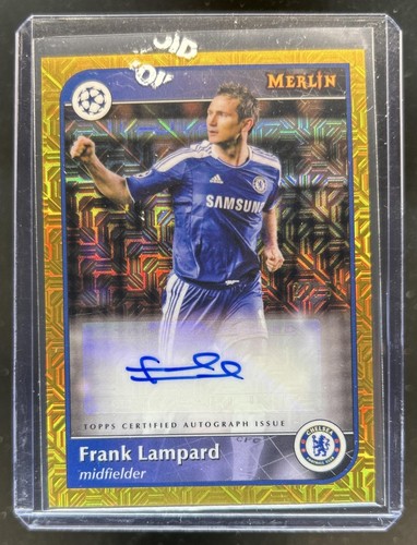 Frank Lampard 2024 Topps Merlin Chrome Gold Refractor /50