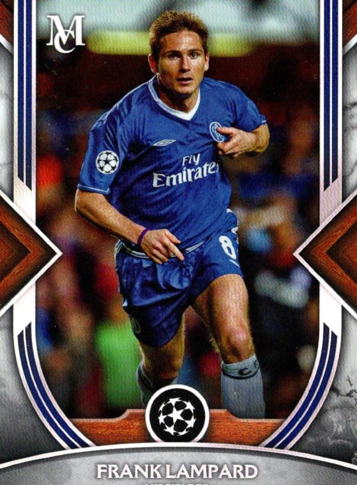 Frank Lampard 2022 Topps Museum Collection UEFA Champions League