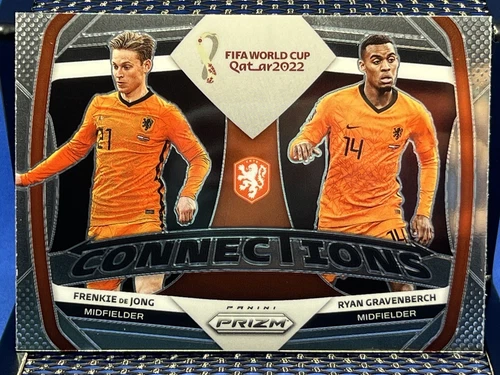 Frankie de Jong / Ryan Gravenberch 2022 Panini Prizm