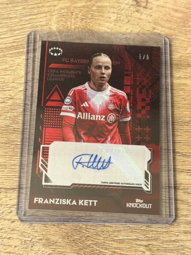 Franziska Kett 2025 Topps UWCL Women's Knockout /5