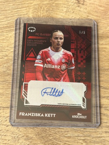 Franziska Kett 2025 Topps UWCL Women's Knockout /5