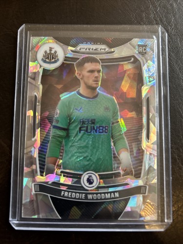 Freddie Woodman 2021 Panini Prizm Cracked Ice Prizm /23