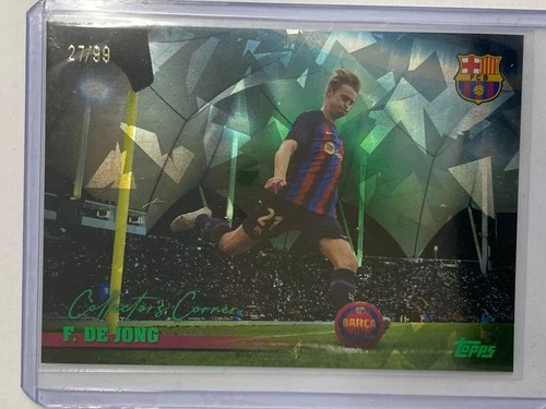Frenkie de Jong 2025 Topps Barcelona Team Set Parallel /99