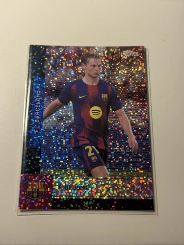 Frenkie de Jong 2025 Topps Barcelona Team Set Static Foil