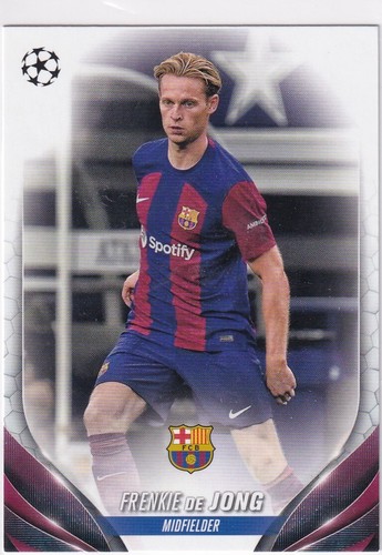 Frenkie de Jong 2023 Topps Champions League Club Competition