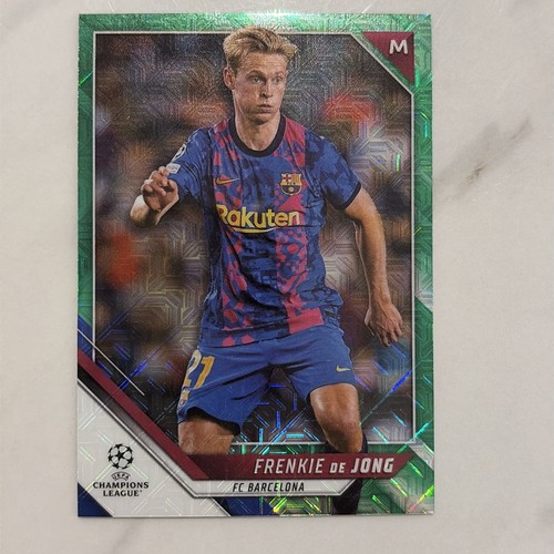 Frenkie de Jong 2021 Topps Chrome Green /99