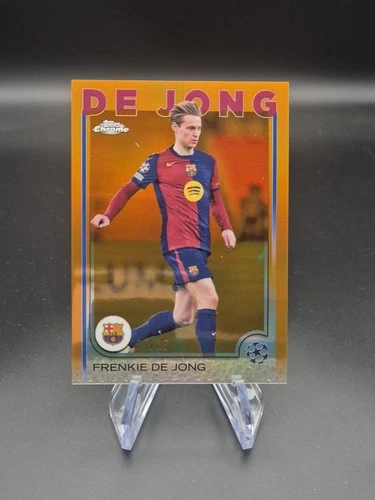 Frenkie De Jong 2024 Topps Chrome Parallel /25