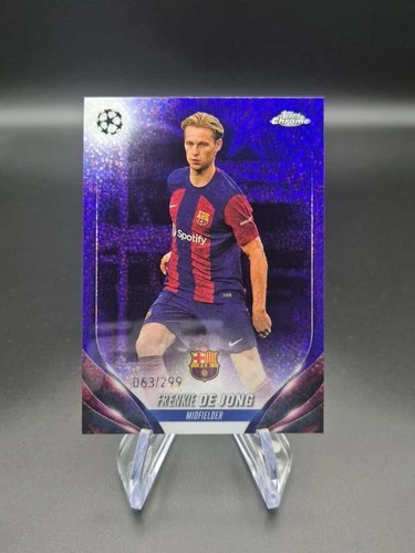 Frenkie de Jong 2024 Topps Chrome Parallelo /299
