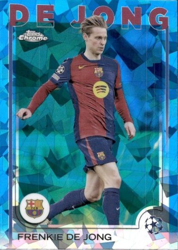 Frenkie de Jong 2024 Topps Chrome Sapphire #172