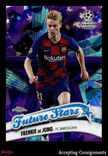 Frenkie de Jong 2020 Topps Chrome Sapphire /25