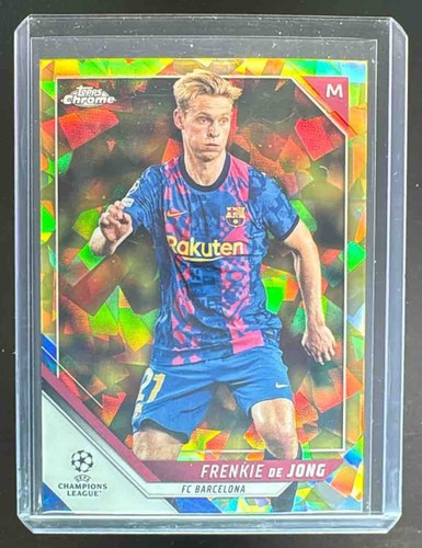 Frenkie de Jong 2021 Topps Chrome Sapphire Yellow /99