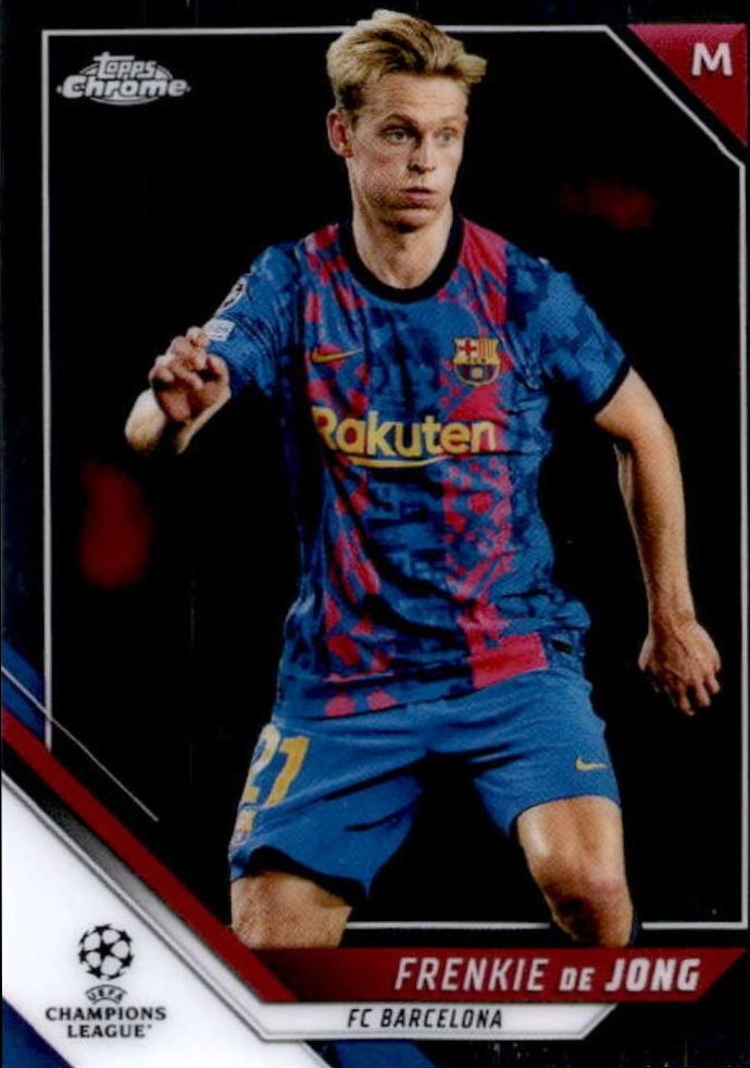 Frenkie de Jong 2021 Topps Chrome UCC 93