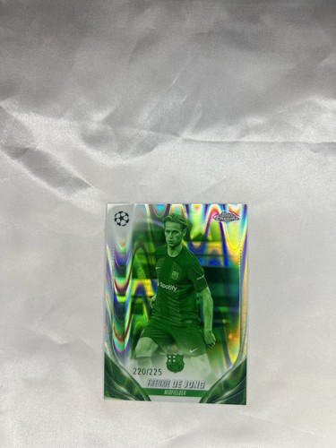 Frenkie de Jong 2024 Topps Chrome UEFA Club Competitions Night Vision /225