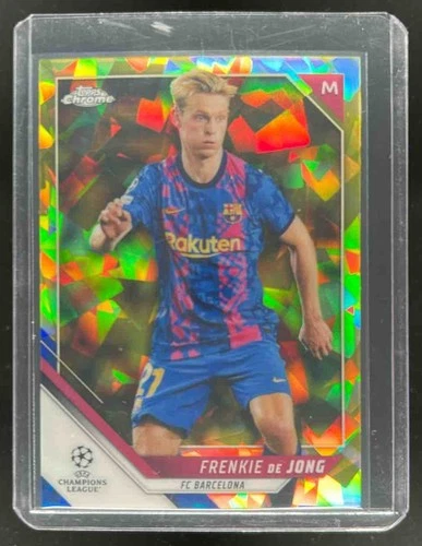 Frenkie de Jong 2021 Topps Chrome Yellow /99