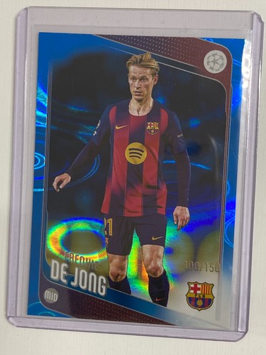 Frenkie de Jong 2025 Topps Competiciones Clubes UEFA Parallel /150