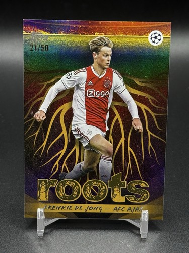 Frenkie de Jong 2025 Topps Competiciones de Clubes UEFA Gold /50