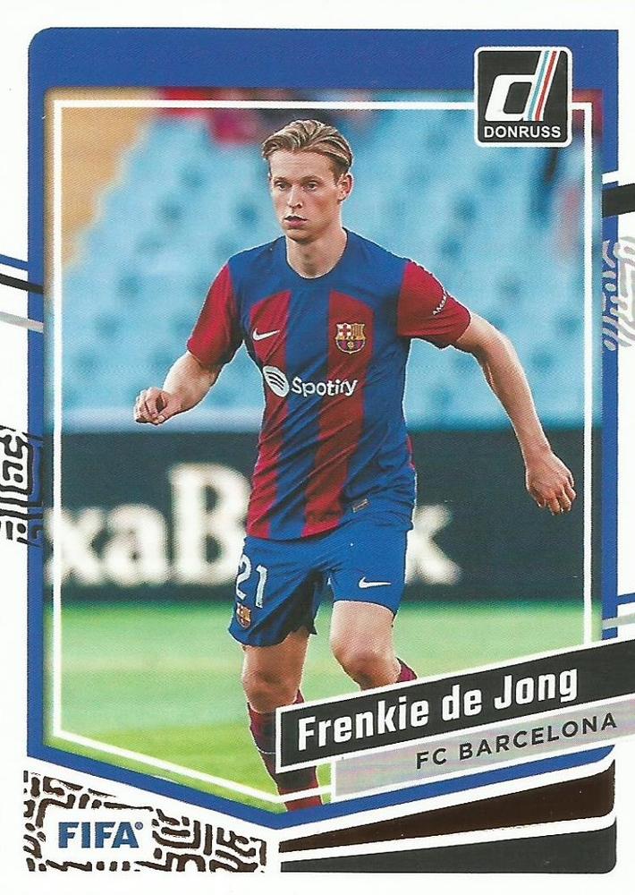 Frenkie de Jong 2023 Panini Donruss