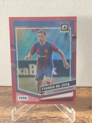 Frenkie de Jong 2023 Panini Donruss FIFA Red Refractor /299