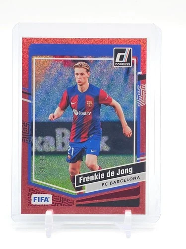 Frenkie de Jong 2023 Panini Donruss Futbol Rojo /99