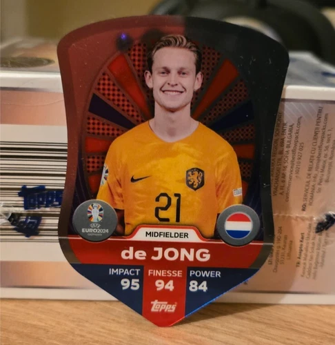Frenkie de Jong 2024 Panini Euro 2024