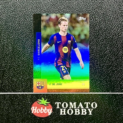 Frenkie de Jong 2025 Topps Fan Team Green Refractor /99
