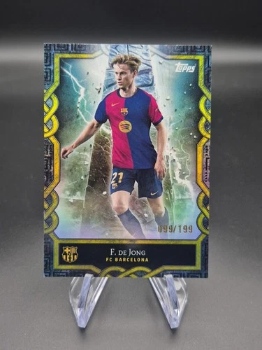 Frenkie de Jong 2024 Topps FC Barcelona Fan Set Parallel /199