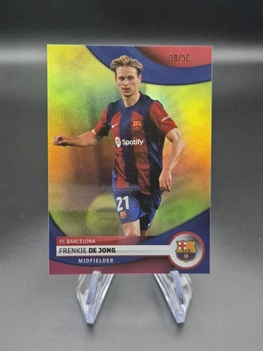 Frenkie de Jong 2023 Topps FC Barcelona Parallel /50