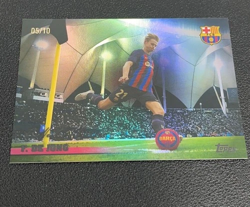 Frenkie de Jong 2025 Topps FC Barcelona Team Set /10