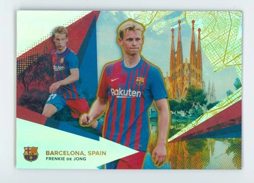 Frenkie de Jong 2021 Topps FC Barcelona Team Set Gold 1/1