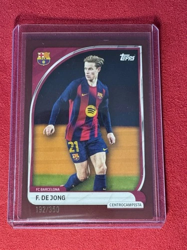 Frenkie de Jong 2025 Topps FC Barcelona Tin /350