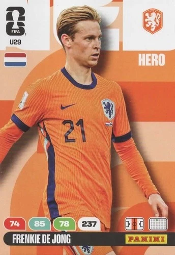 Frenkie de Jong 2026 Panini FIFA World Cup 2026 U29