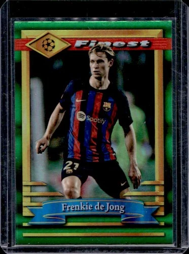 Frenkie de Jong 2022 Topps Finest Refractor #21