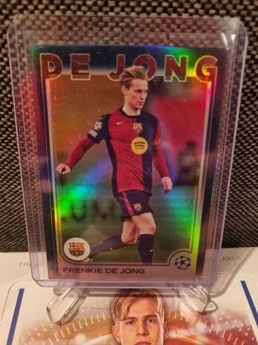 Frenkie de Jong 2024 Topps Flagship UEFA Azul Marino /275
