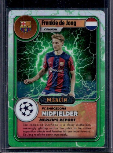 Frenkie de Jong 2024 Topps Merlin Chrome
