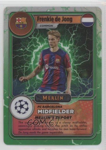 Frenkie de Jong 2023 Topps Merlin Chrome