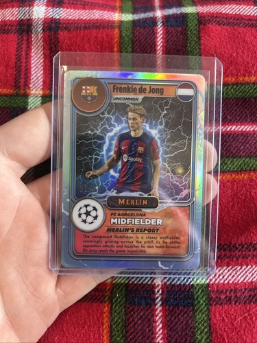 Frenkie de Jong 2023 Topps Merlin Chrome /75