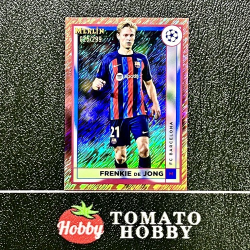 Frenkie de Jong 2022 Topps Merlin Chrome Rose Gold Shimmer /299