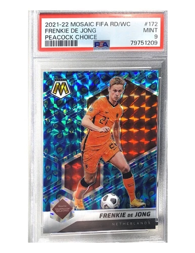Frenkie de Jong 2021 Panini Mosaic Peacock