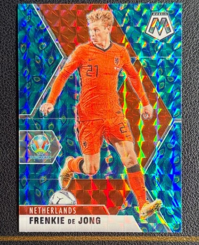 Frenkie de Jong 2021 Panini Mosaic Peacock Prizm #150