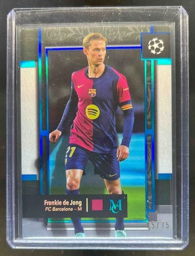 Frenkie de Jong 2024 Topps Museum Sapphire /75